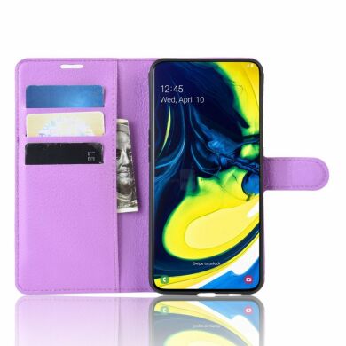 Чехол-книжка Deexe Book Type для Samsung Galaxy A80 (A805) - Purple