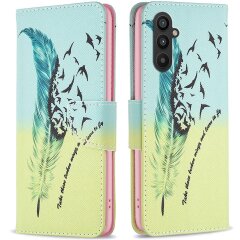Чехол-книжка Deexe Color Wallet для Samsung Galaxy A24 (A245) - Feather
