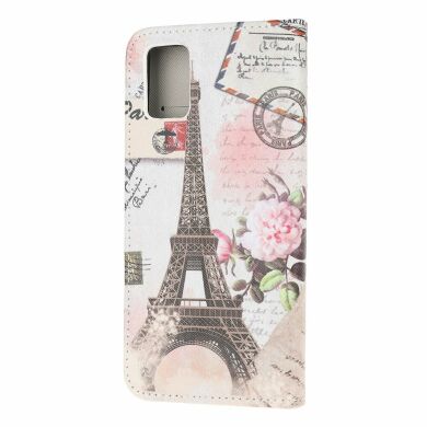 Чехол-книжка Deexe Color Wallet для Samsung Galaxy A31 (A315) - Eiffel Tower