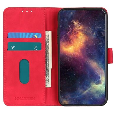 Чехол-книжка KHAZNEH Retro Wallet для Samsung Galaxy A03 (A035) - Red