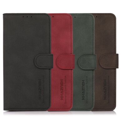 Чехол-книжка KHAZNEH Retro Wallet для Samsung Galaxy M32 (M325) - Brown