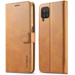 Чехол LC.IMEEKE Wallet Case для Samsung Galaxy A22 (A225) / M22 (M225) - Brown