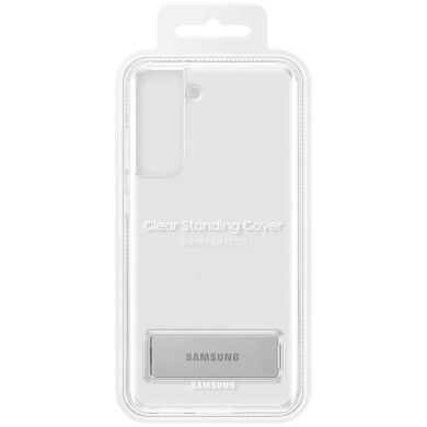 Чехол-накладка Clear Standing Cover для Samsung Galaxy S21 FE (G990) EF-JG990CTEGRU - Transparent