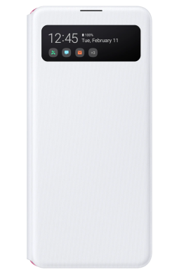 Чехол S View Wallet Cover для Samsung Galaxy A41 (A415) EF-EA415PWEGRU - White
