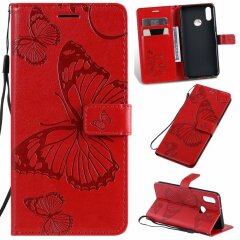 Чехол UniCase Butterfly Pattern для Samsung Galaxy A10s (A107) - Red