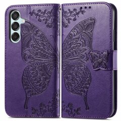 Чехол UniCase Butterfly Pattern для Samsung Galaxy M15 (M156) - Dark Purple