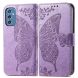 Чехол UniCase Butterfly Pattern для Samsung Galaxy M52 (M526) - Light Purple. Фото 1 из 13