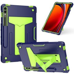 Чехол UniCase Hybrid Stand для Samsung Galaxy Tab S9 Plus / S9 FE Plus (X810/816/610/616) - Navy Blue / Green