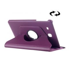 Чохол з обертальним механізмом Deexe Rotation для Samsung Galaxy Tab E 9.6 (T560/561) - Purple