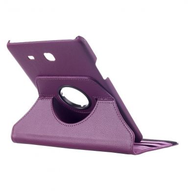 Вращающийся чехол Deexe Rotation для Samsung Galaxy Tab E 9.6 (T560/561) - Purple