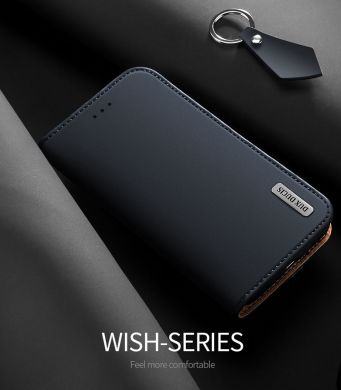 Кожаный чехол DUX DUCIS Wish Series для Samsung Galaxy S8 Plus (G955) - Dark Blue