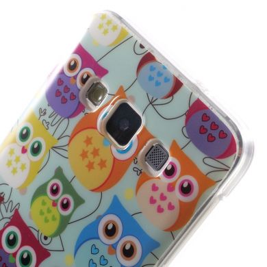 Силиконовая накладка Deexe Owl Pattern для Samsung Galaxy A3 (A300) - Owl's on a Branch