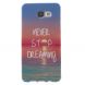 Силиконовая накладка Deexe Life Style для Samsung Galaxy A5 2016 (A510) - Never Stop Dreaming. Фото 1 из 6