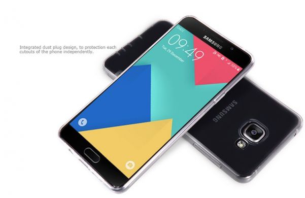 Силиконовая накладка NILLKIN Nature TPU для Samsung Galaxy A7 (2016) - Transparent