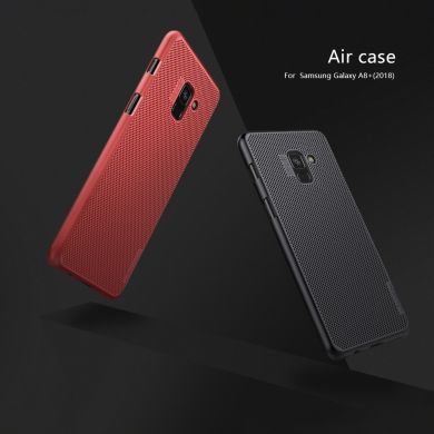 Пластиковый чехол NILLKIN Air Series для Samsung Galaxy A8+ 2018 (A730) - Red