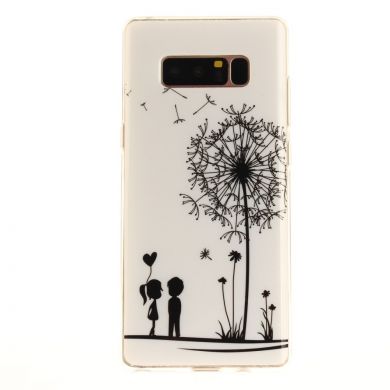 Силиконовый чехол Deexe Life Style для Samsung Galaxy Note 8 (N950) - Dandelion & Lovers
