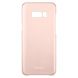 Пластиковый чехол Clear Cover для Samsung Galaxy S8 Plus (G955) EF-QG955CPEGRU - Pink. Фото 4 из 5