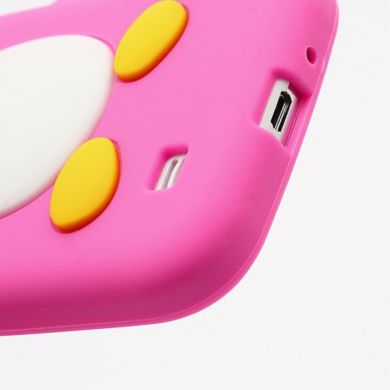 Силиконовая накладка Deexe Penguin Series для Samsung Galaxy S4 (i9500) - Pink