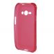 Силиконовая накладка Deexe Soft Case для Samsung Galaxy J1 Ace (J110) - Red. Фото 2 из 5