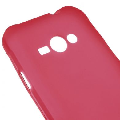 Силиконовая накладка Deexe Soft Case для Samsung Galaxy J1 Ace (J110) - Red
