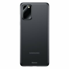 Силіконовий (TPU) чохол BASEUS Ultra Thin Matte для Samsung Galaxy S20 (G980) - Transparent Black