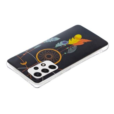 Силиконовый (TPU) чехол Deexe LumiCase для Samsung Galaxy A53 - Feather / Wind Chime