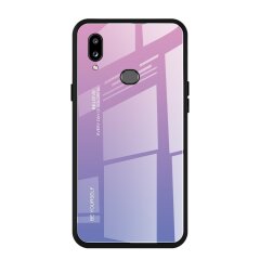 Защитный чехол Deexe Gradient Color для Samsung Galaxy A10s (A107) - Pink/Purple