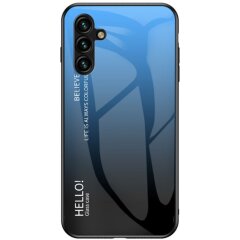 Защитный чехол Deexe Gradient Color для Samsung Galaxy A24 (A245) - Black / Blue