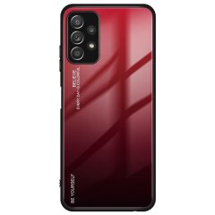 Защитный чехол Deexe Gradient Color для Samsung Galaxy A32 (А325) - Red / Black