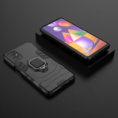 Защитный чехол Deexe Hybrid Case для Samsung Galaxy M31s (M317) - Black