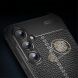 Защитный чехол Deexe Leather Cover для Samsung Galaxy A55 (A556) - Black. Фото 6 из 8