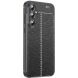 Защитный чехол Deexe Leather Cover для Samsung Galaxy A55 (A556) - Black. Фото 2 из 8