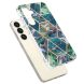 Защитный чехол Deexe Marble Pattern для Samsung Galaxy S24 Plus - Blue / Green. Фото 2 из 6
