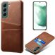 Защитный чехол Deexe Pocket Case для Samsung Galaxy S24 Plus - Brown. Фото 1 из 4