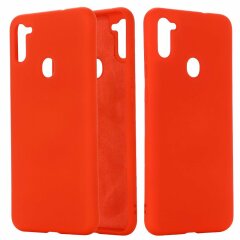 Защитный чехол Deexe Silicone Case для Samsung Galaxy A11 (A115) / Galaxy M11 (M115) - Red