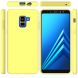 Защитный чехол Deexe Silicone Case для Samsung Galaxy A8+ (A730) - Yellow. Фото 1 из 6