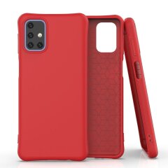 Защитный чехол Deexe Soft Cover для Samsung Galaxy M31s (M317) - Red