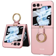 Захисний чохол GKK Ring Holder для Samsung Galaxy Flip 5 - Pink