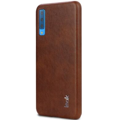 Защитный чехол IMAK Leather Series для Samsung Galaxy A7 2018 (A750) - Brown