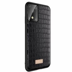 Захисний чохол SULADA Crocodile Style для Samsung Galaxy S20 Plus (G985) - Black