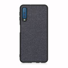 Защитный чехол UniCase Texture Style для Samsung Galaxy A7 2018 (A750) - Dark Blue