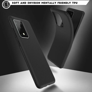 Защитный чехол UniCase Twill Soft для Samsung Galaxy S20 Ultra (G988) - Black