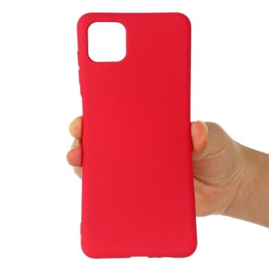 Защитный чехол Deexe Silicone Case для Samsung Galaxy A22 5G (A226) - Red
