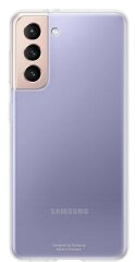 Силіконовий (TPU) чохол Clear Cover для Samsung Galaxy S21 (G991) EF-QG991TTEGRU - Transparency