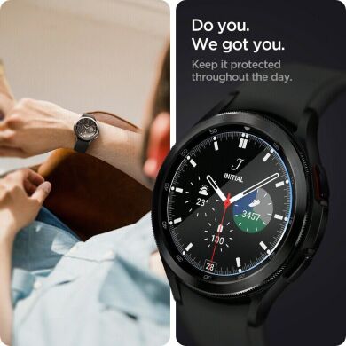 Комплект защитных стекол Spigen (SGP) Screen Protector EZ Fit Glas.tR (FW) для Samsung Galaxy Watch 4 Classic (42mm)