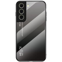 Защитный чехол Deexe Gradient Color для Samsung Galaxy S21 FE (G990) - Black / Grey