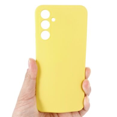 Защитный чехол Deexe Silicone Case для Samsung Galaxy A54 (A546) - Yellow