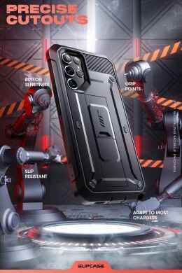 Защитный чехол Supcase Unicorn Beetle Pro Rugged Case для Samsung Galaxy S22 Ultra (S908) - Black