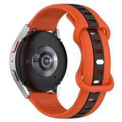 Ремешок Deexe Sport Strap для часов с шириной крепления 20мм - Black / Orange