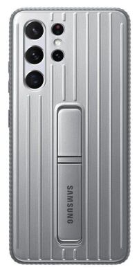 Чехол Protective Standing Cover для Samsung Galaxy S21 Ultra (G998) EF-RG998CJEGRU - Light Gray